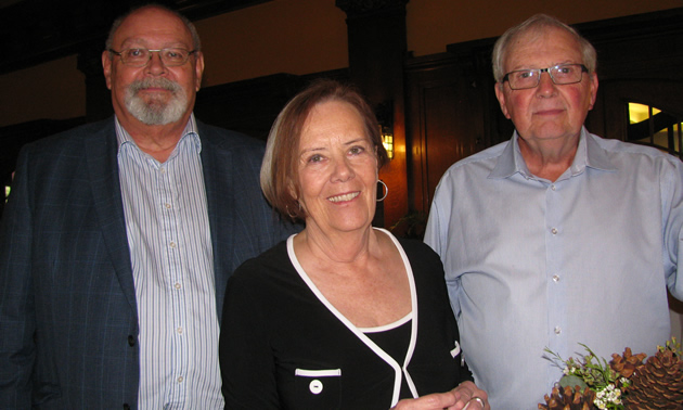 (L to R) Clint Cawsey, Patricia Pollitt and Gary Pottage are the investors and developers of The Woodlands at Wildstone, in Cranbrook, B.C.