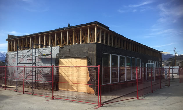 A Centex gas and convenience store is being built along Highway 3 in Creston. 