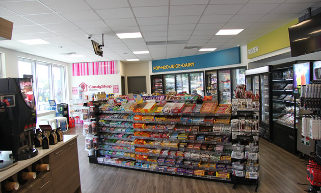 Interior shot of Centex gas station