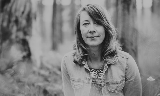 A black-and-white headshot of Chelsea Boyd Gibson
