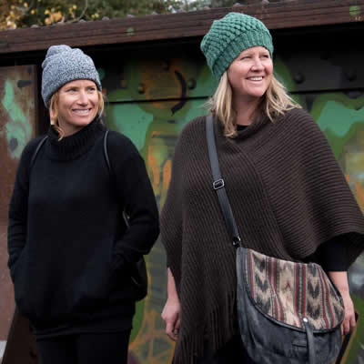 Deanna Peake and Nicole Leckenby feature merchandise from Canadian clothing designers, artists and artisans at Coal Town Goods in Fernie, B.C.
