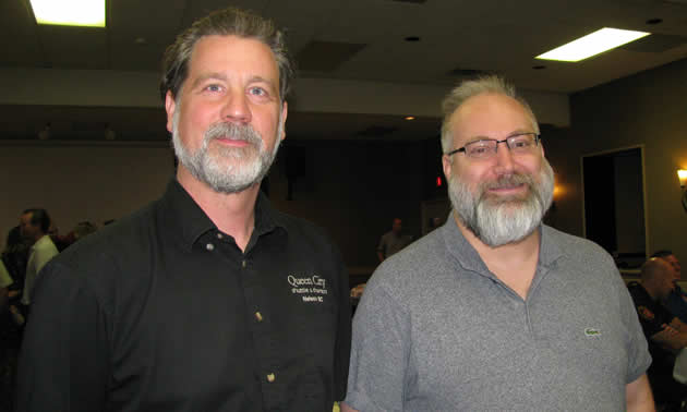 Craig Luke is the operations manager and Alain Chiasson (R) is a new co-owner of Queen City Shuttle in Nelson, B.C.