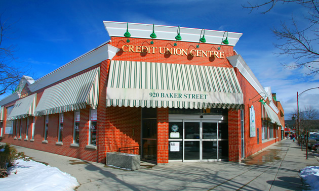 The East Kootenay Credit Union, Cranbrook location. 