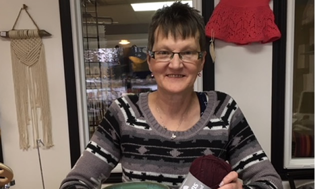 Sharon Silvaggio is one of the partners and owners of Cranbrook Yarn and Gifts