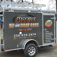 Photo of fully equipped maintenance trailer