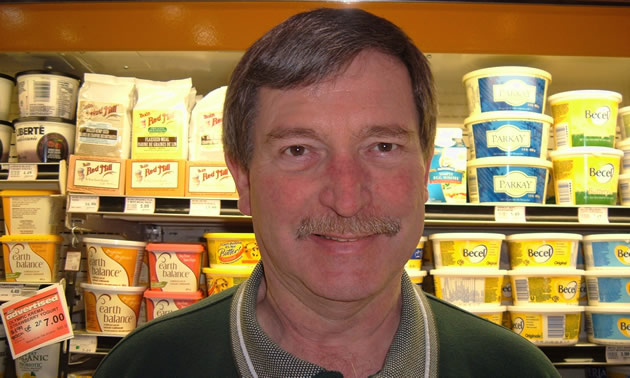 Dan Rye, manager at the Kootenay Market won Castlegar's Business Person of the Year for 2014