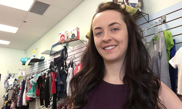 Dawn English opened Diggers and Daisies, a children's consignment and toy store in Castlegar, in October 2017.