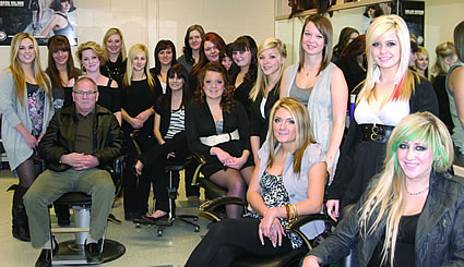 Photo of a group of hairdressers
