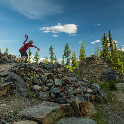 Thin Air Disc Golf Club is a popular 18-hole course located in Rossland, B.C. 