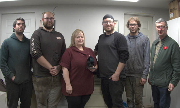 Team members at Elk Valley Precision. 