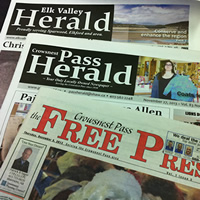 Photo of newspapers