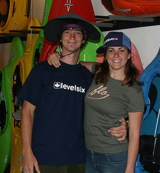 Chris and Andrea Ryman at their shop when it first opened in 2006