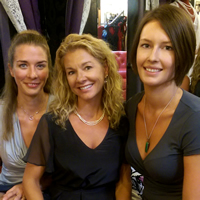 Cheryl Côté is the owner of Esprit de la Femme Lingerie in Nelson, B.C. Shown here with her staff Jody Deverney (right) and Katherine van der Veen (left). 