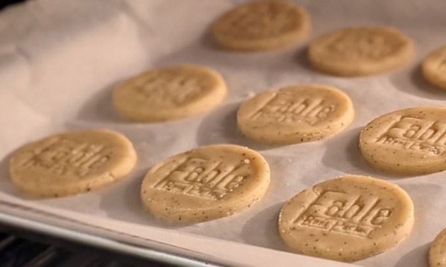 Plate of Fable Bookstore cookies. 