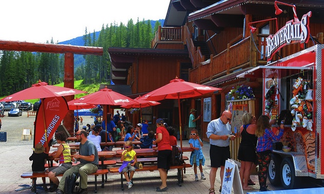 Fernie Alpine Resort in the summer. 