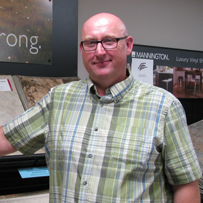 Mark Haines is the manager at Fitz Flooring in Cranbrook