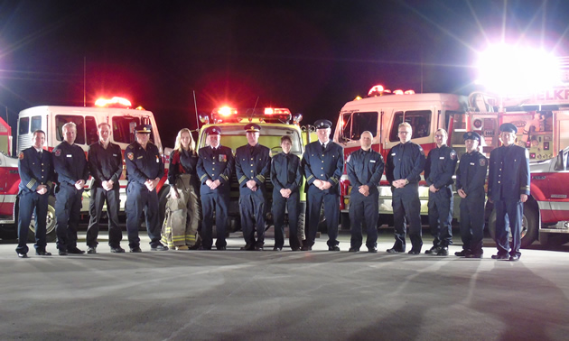 Corey Kortmeyer is the acting chief of the fire department in Elkford, B.C.