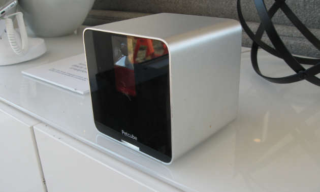 The Petcube allows you to check in and interact with your pets when you’re not home