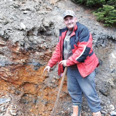Darrel Davis has discovered a “staggering” gold deposit near Trout Lake, B.C.