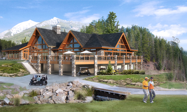 Clubhouse at Greywolf Golf Course, Panorama Mountain Village, B.C.