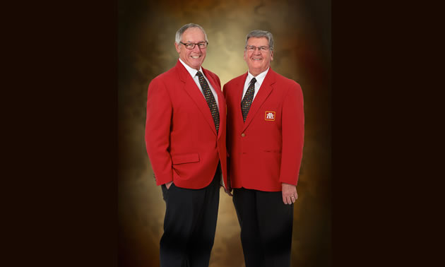 Terry Davis (L), Executive Vice-President and Chief Operating Officer of Home Hardware Stores Limited, will become the new CEO, effective May 1, 2014. Davis succeeds current President and CEO, Paul Straus (R), who remains the company's President and a member of the Board. 