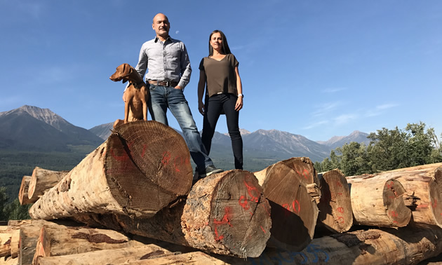 Jeff and Stephanie Bowes took full ownership of Canadian Timberframes Ltd. in Golden, B.C., on January 1, 2017. 