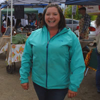 Jen Comer is the farmers market manager of the Creston Valley Farmers' Market.