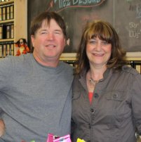 Bill and Lori Cameron, owner of Tigz Tea Hut in Creston, BC. Tea and gift store.