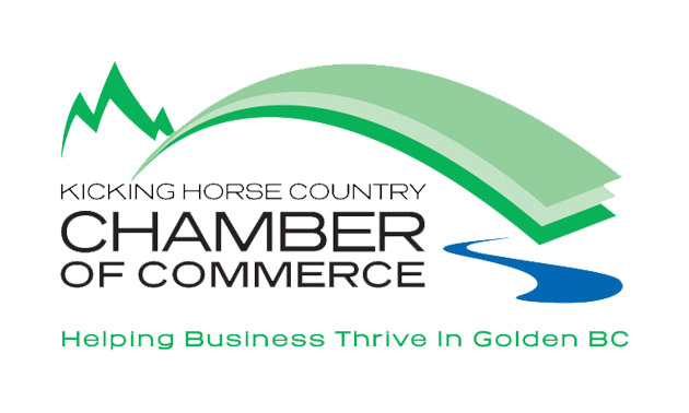 Kicking Horse Country Chamber of Commerce logo. 