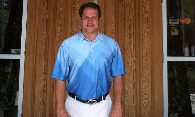 Kevin Maffioli, general manager and golf pro at Christina Lake Golf Club