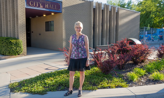 Kathy Moore, mayor of Rossland, B.C., loves the city's heritage character.