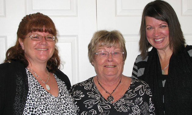 Laura Kennedy, Karin Penner and Cathy Bauer of the Cranbrook & District Chamber of Commerce