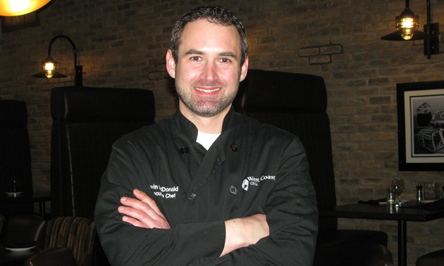 In November 2015, Kevin McDonald became the executive chef at the West Coast Grill in Cranbrook's Prestige Rocky Mountain Resort.