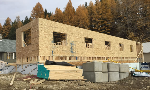 Construction on the new Kimberely Dental building. 