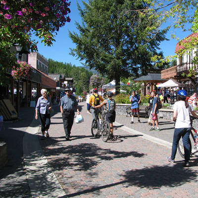 t's a pleasure to spend time on the Platzl, Kimberley's European-style pedestrian mall.