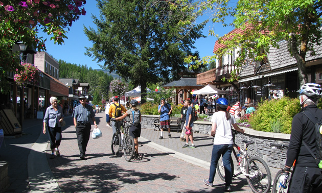 t's a pleasure to spend time on the Platzl, Kimberley's European-style pedestrian mall.