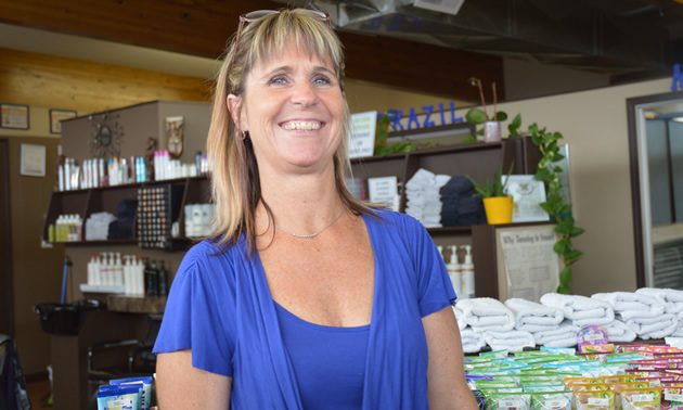 Seana Coolbaugh is the owner-operator of Koko Beach Tanning & Hair Salon in Cranbrook, B.C.