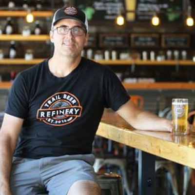 Selkirk College Business Administration Program Instructor Mike Konkin is the impetus behind the Trail Beer Refinery that has found tremendous success and community support in its first few months of operation.
