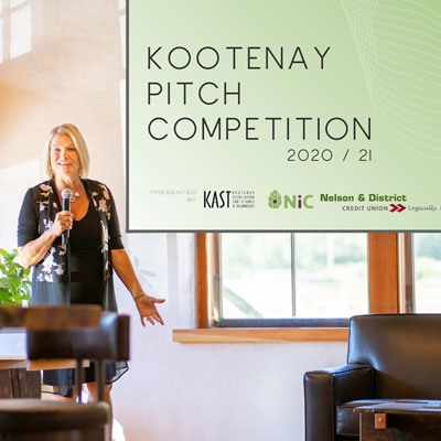 Kootenay Pitch Competition graphic. 