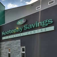 Photo Kootenay Savings building in Trail, B.C.