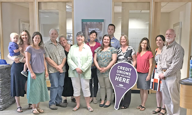 Group of Kaslo region recipients. 