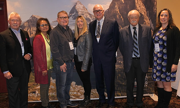 Pictured left to right:  Douglas McIntosh, Janice Alpine, Mike McPhee, Charmaine Richter, Barry Zwueste, Mike Smith, Andrea Tubbs  Absent:  Tom Rosner, Tyler Beckley