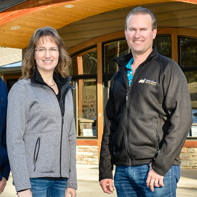 Leanne and Chad Jensen are continuing the work begun by their father, Rick, in the New Dawn Group of Companies.