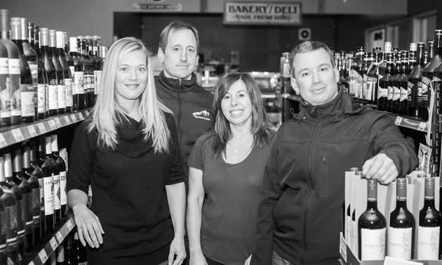 (L to R) Angelina, Ryan, Lori and Wayne: the Haynes family of southeastern B.C.