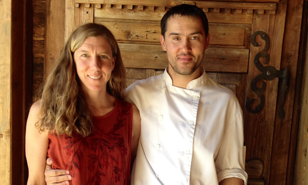 Michelle and Nils Fuhge, owners of the Old Bauernhaus restaurant in Kimberley, B.C.