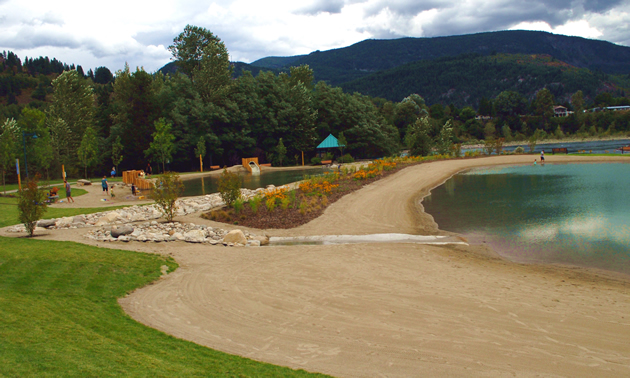 The Millennium Park Natural Outdoor Swimming Ponds project in Castlegar, B.C.