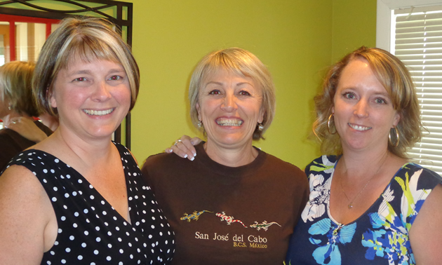 Stephanie Chale, Diane Manson (owner) and Jennifer Waugh are part of the team at Mountain City Travel.