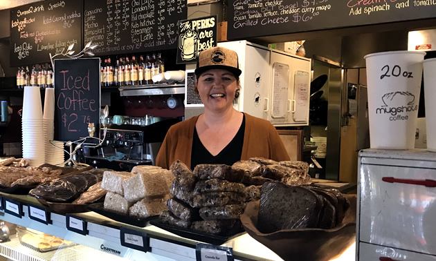 Shauntelle Nelson is the current owner/operator of Mugshots Café in Fernie, B.C. She has been there for 10 years now and finds that the relationships she builds with her staff and customers make coming to work every day a little bit better. 