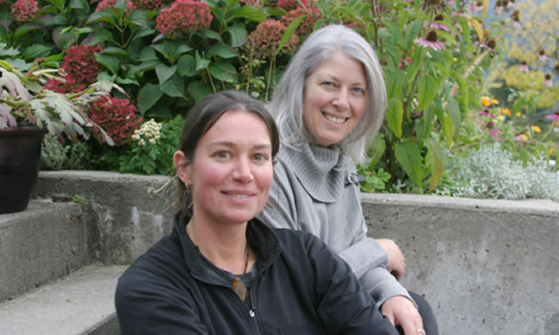 Councilors Paula Kiss (left) and Candace Batycki (right) 