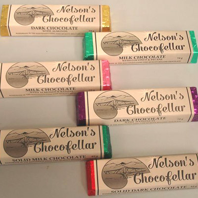 Bars of Nelson's Chocofellar treats. 